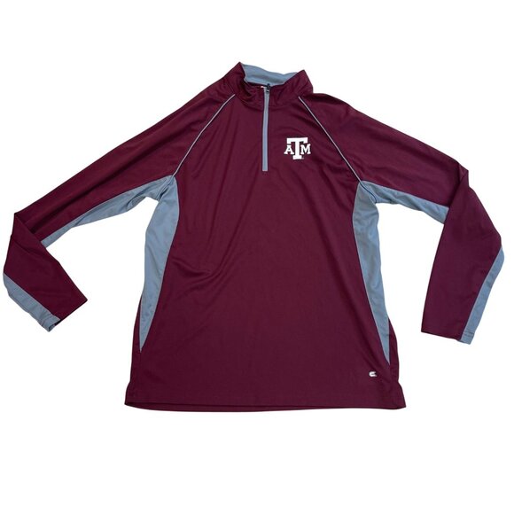 Colosseum Quarter Zip Pullover Women's Size Large Texas A&M Aggies Long Sleeves - Picture 1 of 11